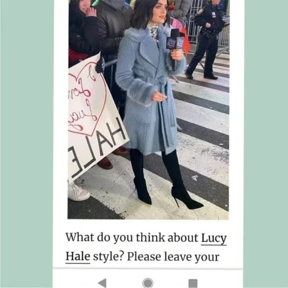 Kate Spade Fur Trim Wrap Coat - Picture 5 of 10